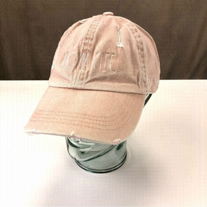 Rae Dunn pink Mom Life distressed blush all cotton ball cap